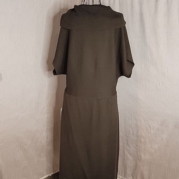 KIM ROGERS Amaretto Cowl Neck Sweater Dress XL - Picture 7 of 9